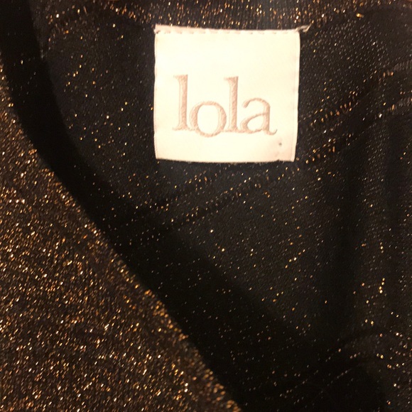 Lola Gold Shimmer Dress - Picture 2 of 3